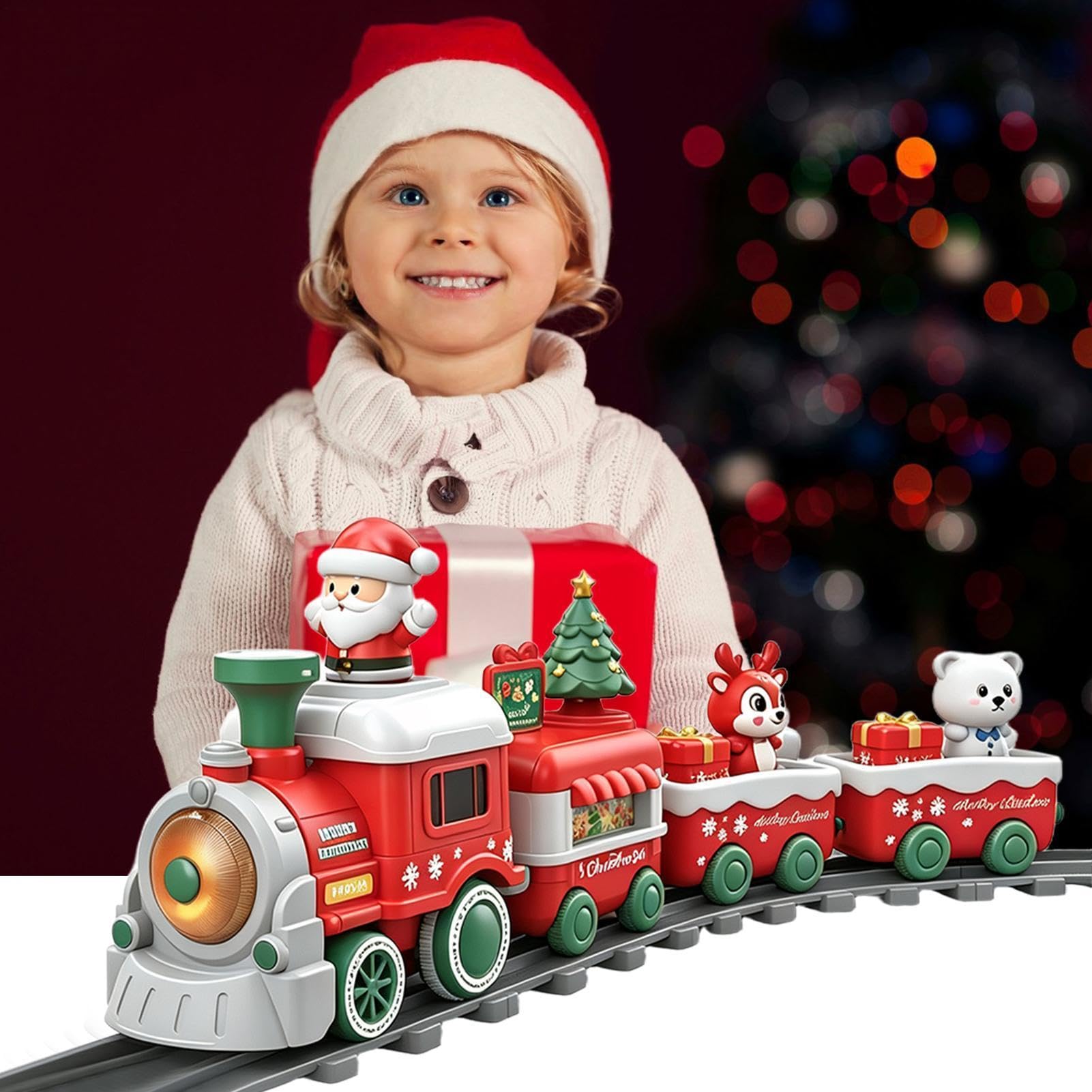Set Di Natale Locomotiva Magnetica Graziosa Dotata Di E Suoni
