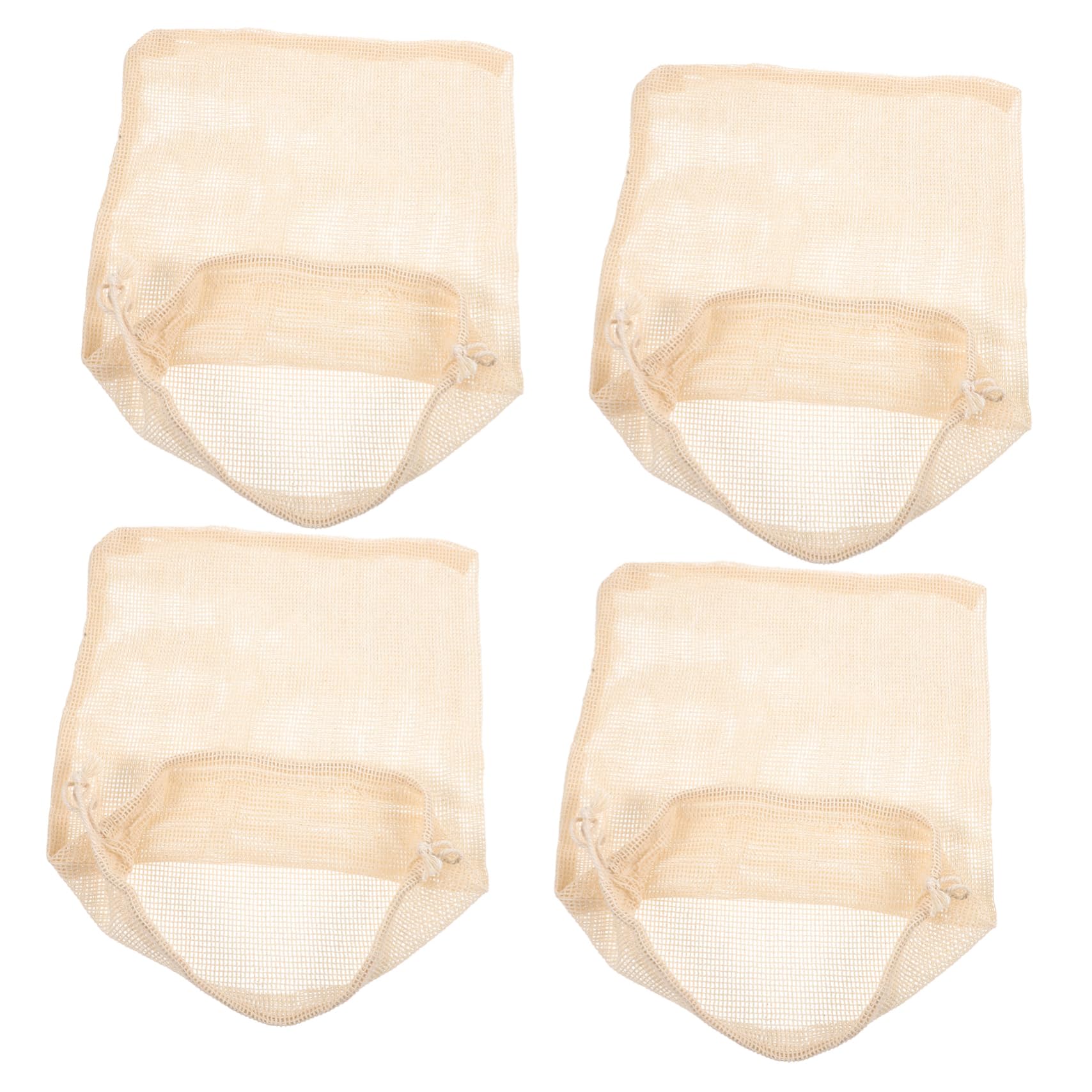 MUCKLILY 4pcs Reusable Seafood Boil Bags Steaming Bags for Optimal Cooking of Crab Shrimp and Clams Thread Material Design for Easy Boiling