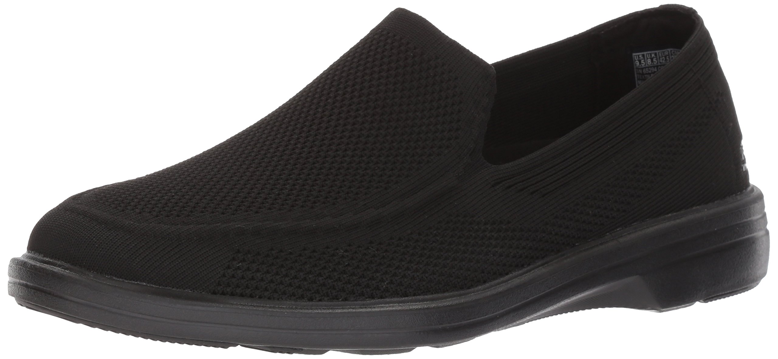 skechers dress knit relaxed fit Skechers Dress Knit Relaxed Fit Slip on Shoes Men's 10 Black SN65294