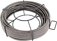 Vista 9 de VEVOR Cable de limpieza de drenaje de 75 pies x 3/8 pulgadas con núcleo sólido, cable para alcantarillado, cable limpiador de sifón, cable