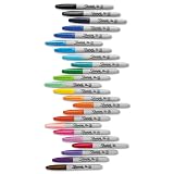 Sharpie Permanent Markers, Fine Point; Resists Both Fading and Water; Marks on Paper, Plastic, Metal, and Most Other Surfaces; Assorted Colors; 1 Blister Pack of 24 Markers (31993PP) – view 6
