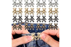 Atlodas Reusable Cute Bear No Sew Buttons Kit