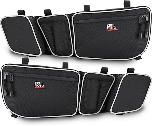 Kemimoto Bolsas de almacenamiento para puerta delantera X3 compatibles con Can am Maverick X3 MAX Turbo R X DS Turbo X RS Turbo R 2017 2018 2019