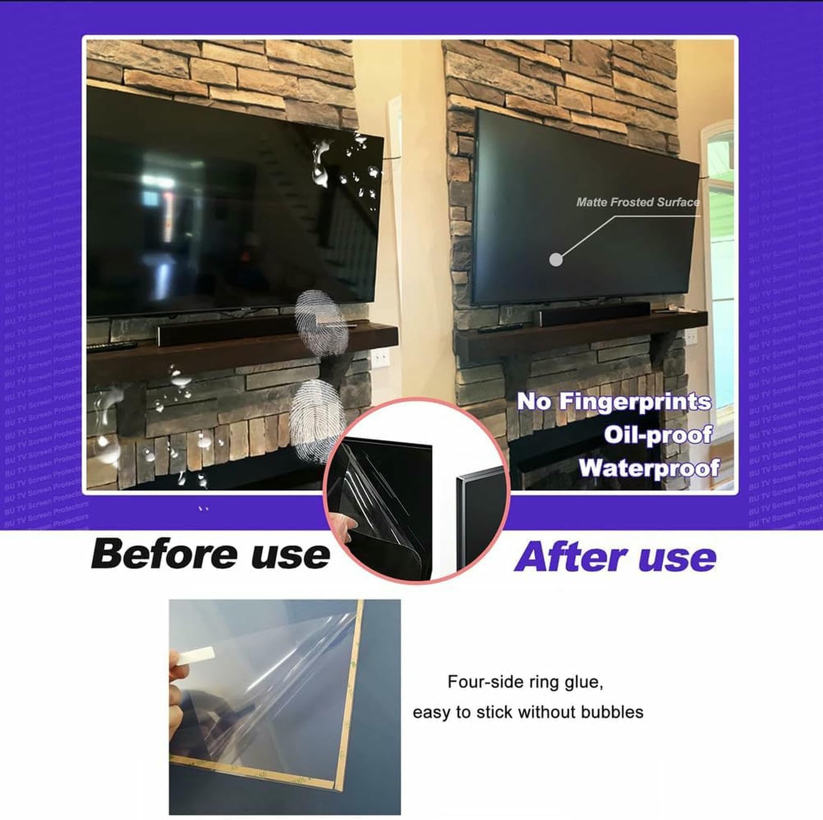 protector de pantalla para televisor, For TV de 37 a 47 pulgadas(46in)