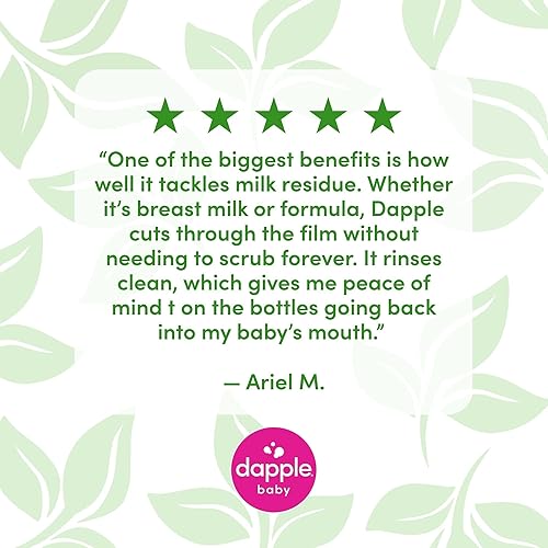 Miniatura 36 de Repuesto para líquido para lavar platos y botellas de bebé Dapple, sin fragancia, 34 onzas líquidas, DP-035B, 2
