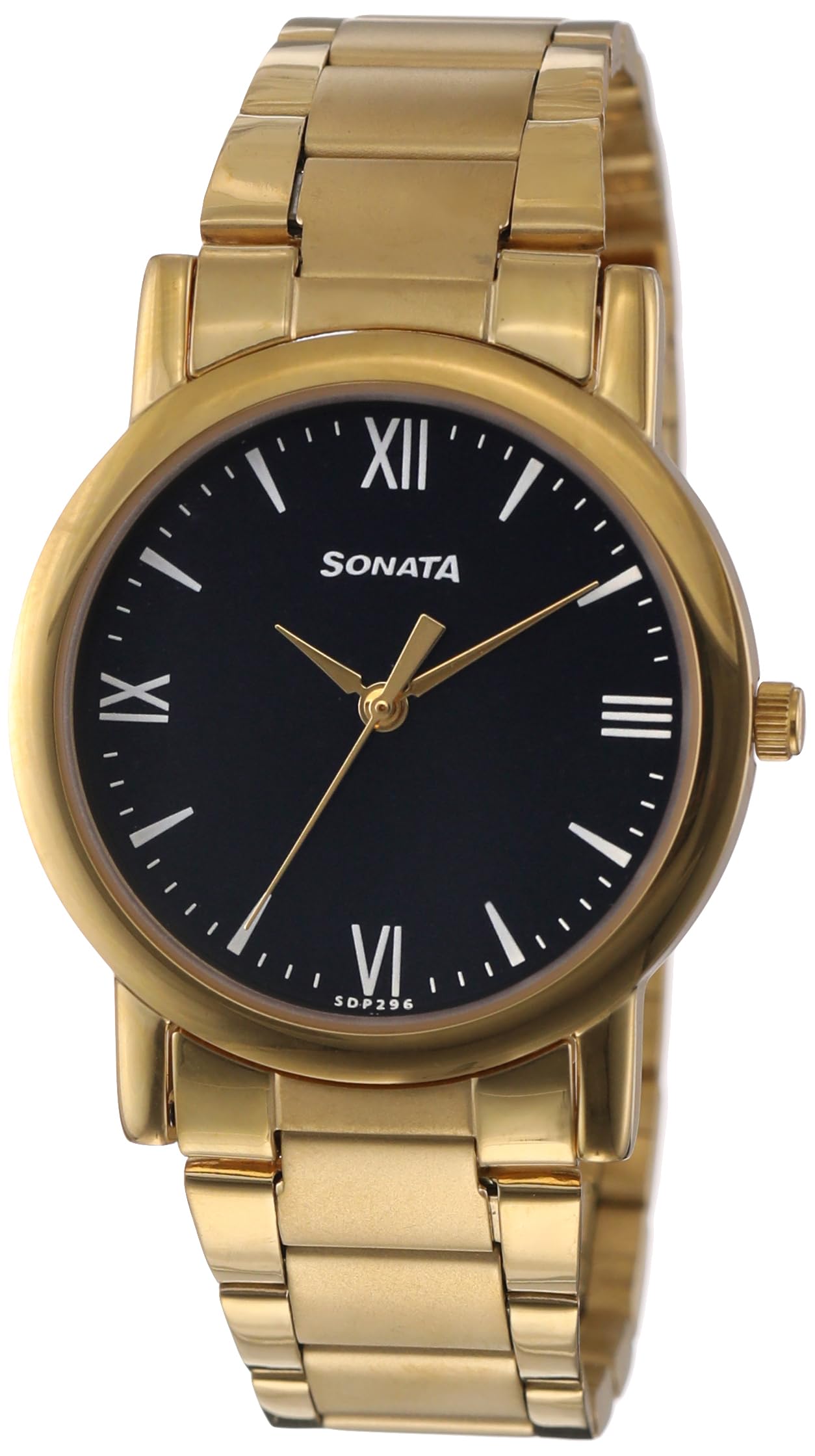 Sonata Classic Quartz Analog Blue Dial Golden Stainless Steel Strap Watch for Men-7987YM14W (B0CDJCV3JW) Amazon Price History, Amazon Price Tracker