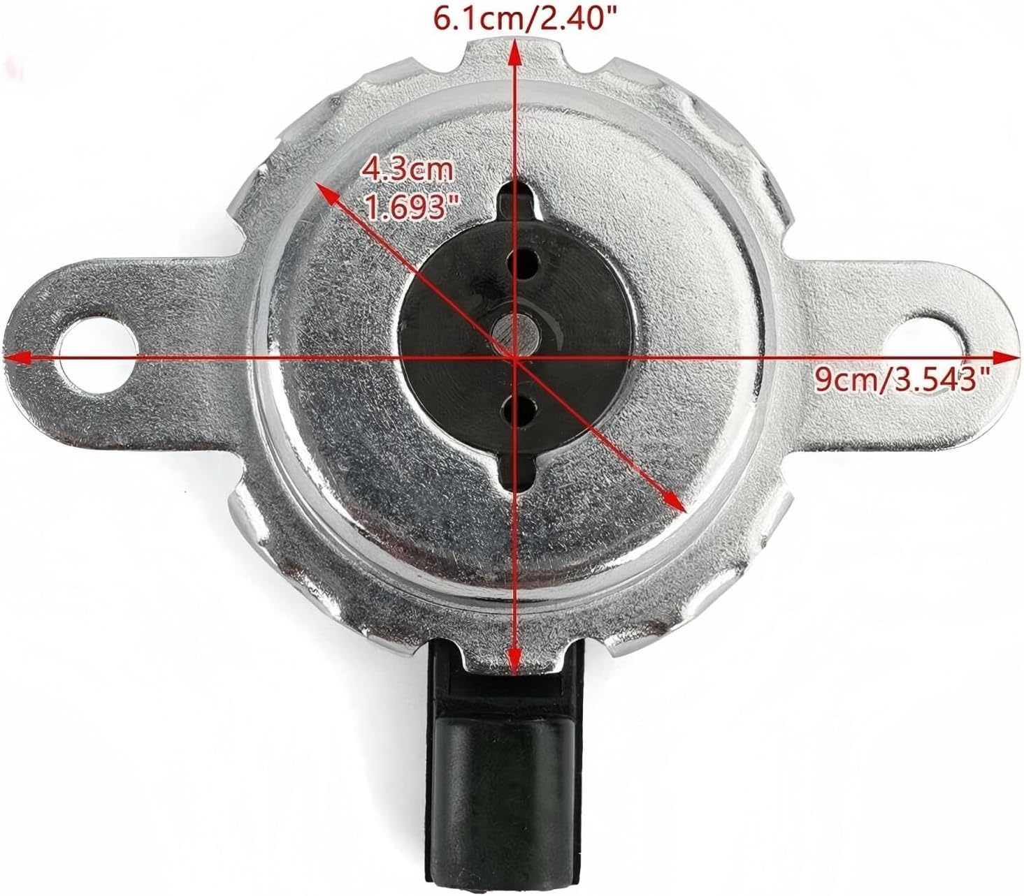 Oil Control Valve Compatible with Subaru Parts, Model 10921AA231, Silver Metal, Engine Component