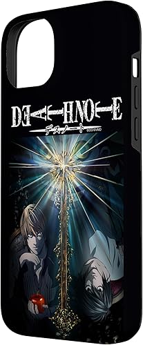 Miniatura 2 de iPhone 14 Plus Death Note Light y L con funda Ryuk