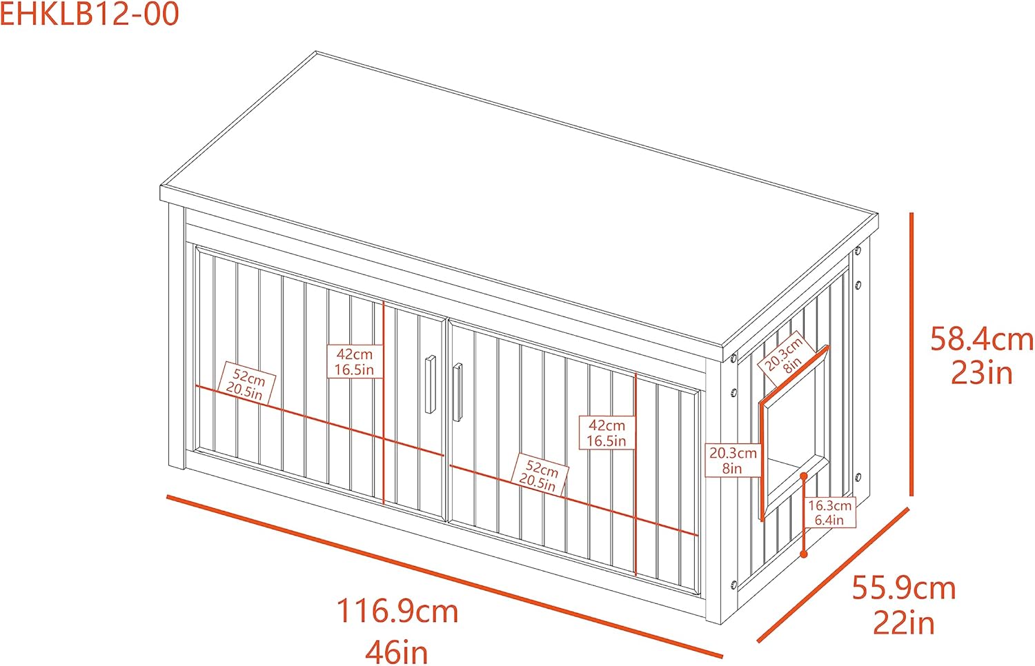 New Age Pet LitterLoo Bench Cat Litter Box Cover - Non-Toxic ECOFLEX - Odor & Moisture Resistant - Multiple Cats & Automatic Litter Boxes - 10yr Warranty, Black