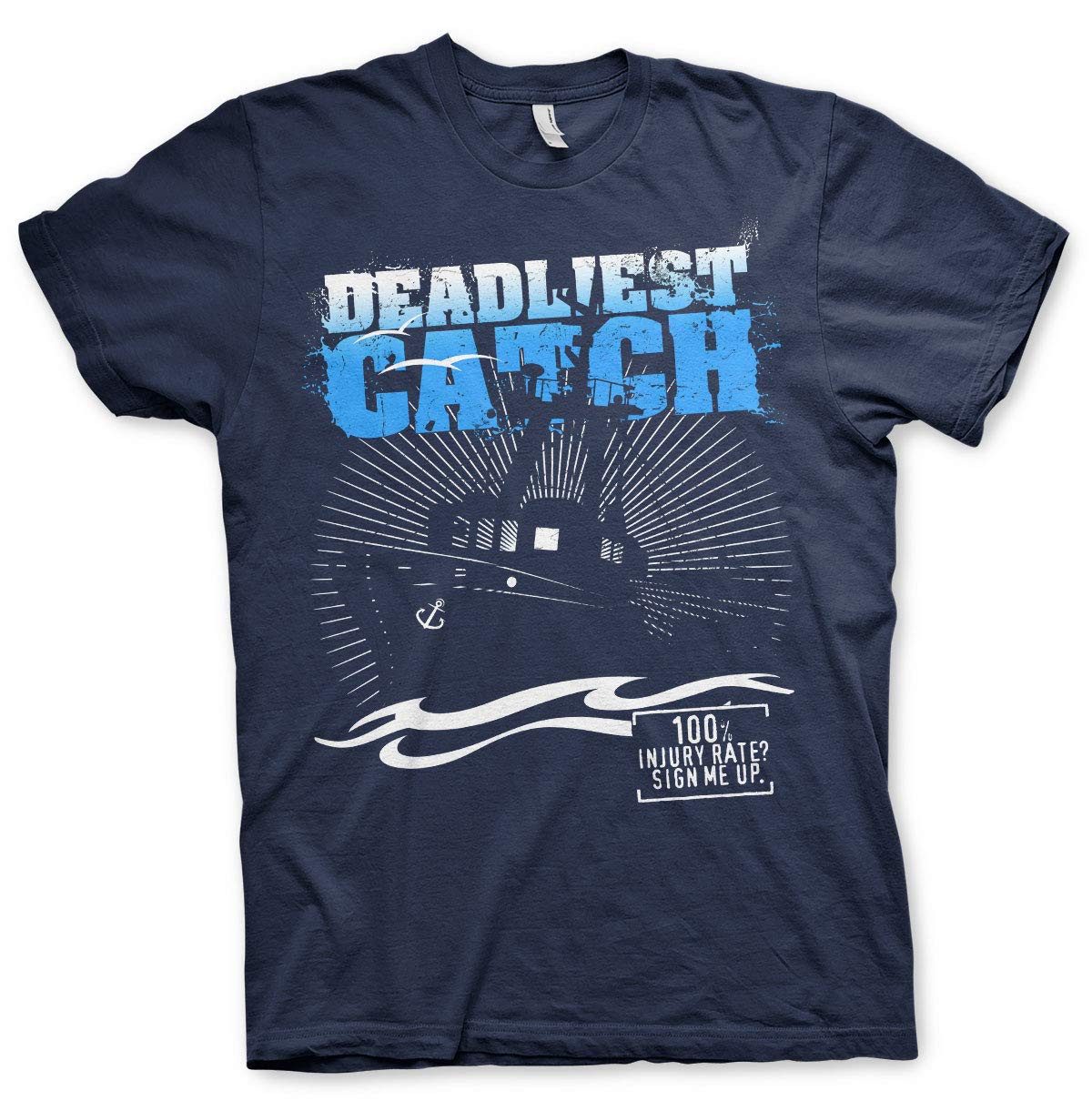 Deadliest CatchOfficially Licensed Mens T-Shirt (Black)