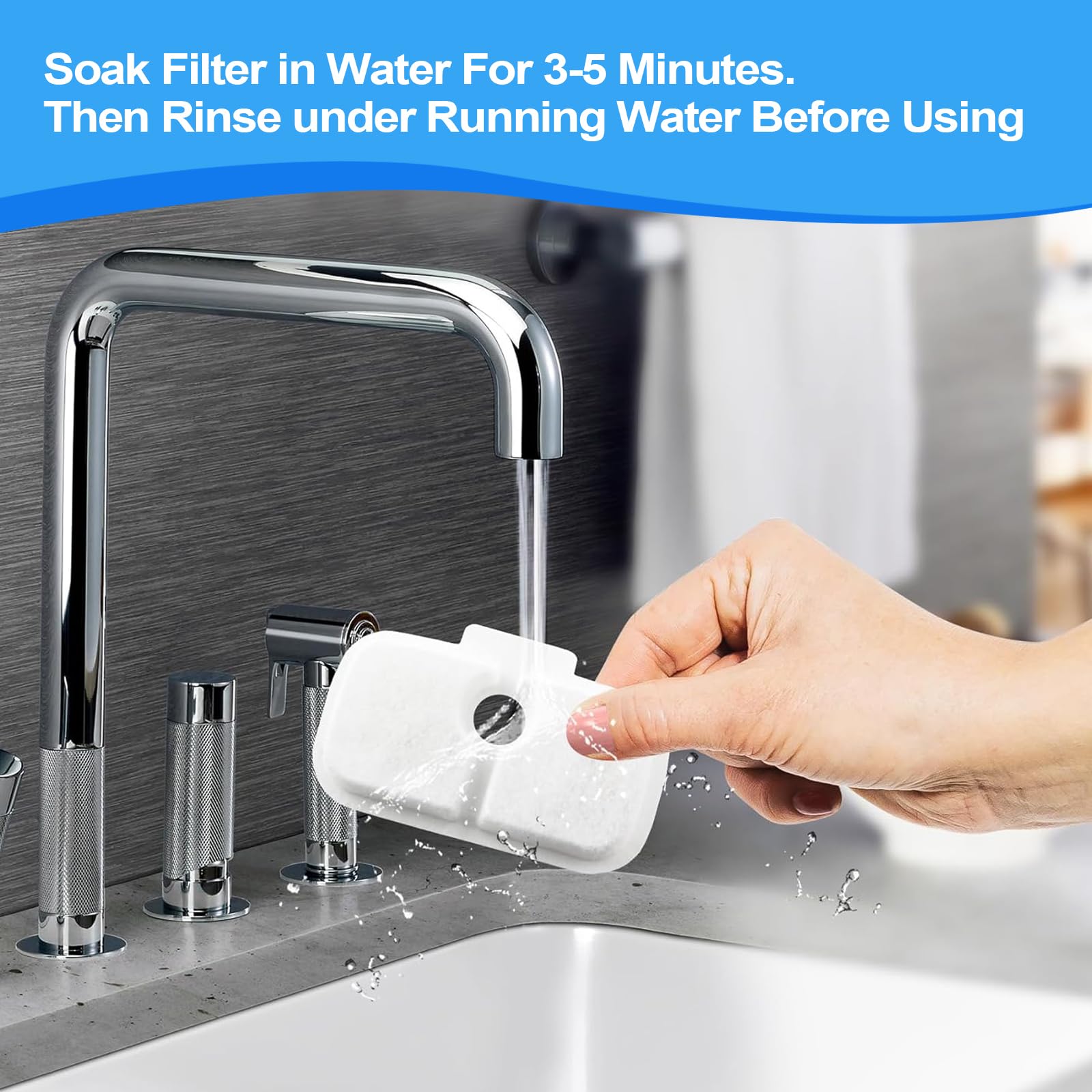 Dockstream Ersatz-Filter-Set Für Katzenwasserbrunnen – 12 Filter + 12 Vorfilterschwämme, Für PLWF005/115/105