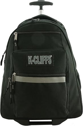 Rolling Backpack School Backpacks with Wheels Deluxe Trolley Book Bag Multiple Pockets