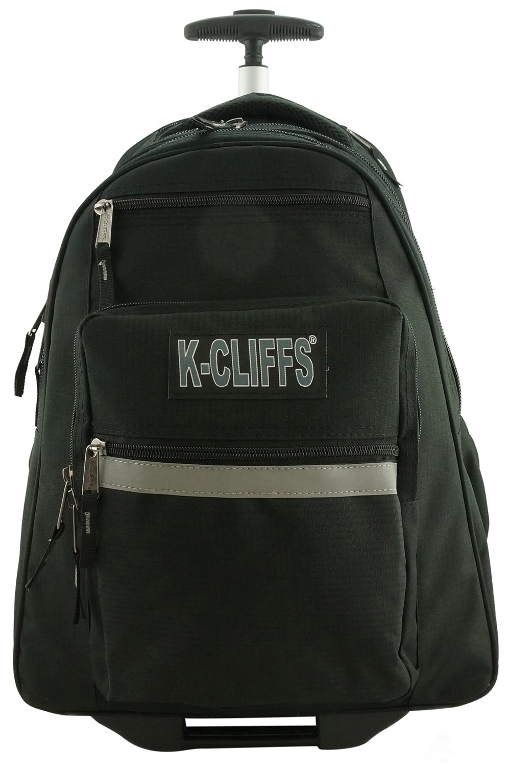 Rolling Backpack School Backpacks with Wheels Deluxe Trolley Book Bag Multiple Pockets