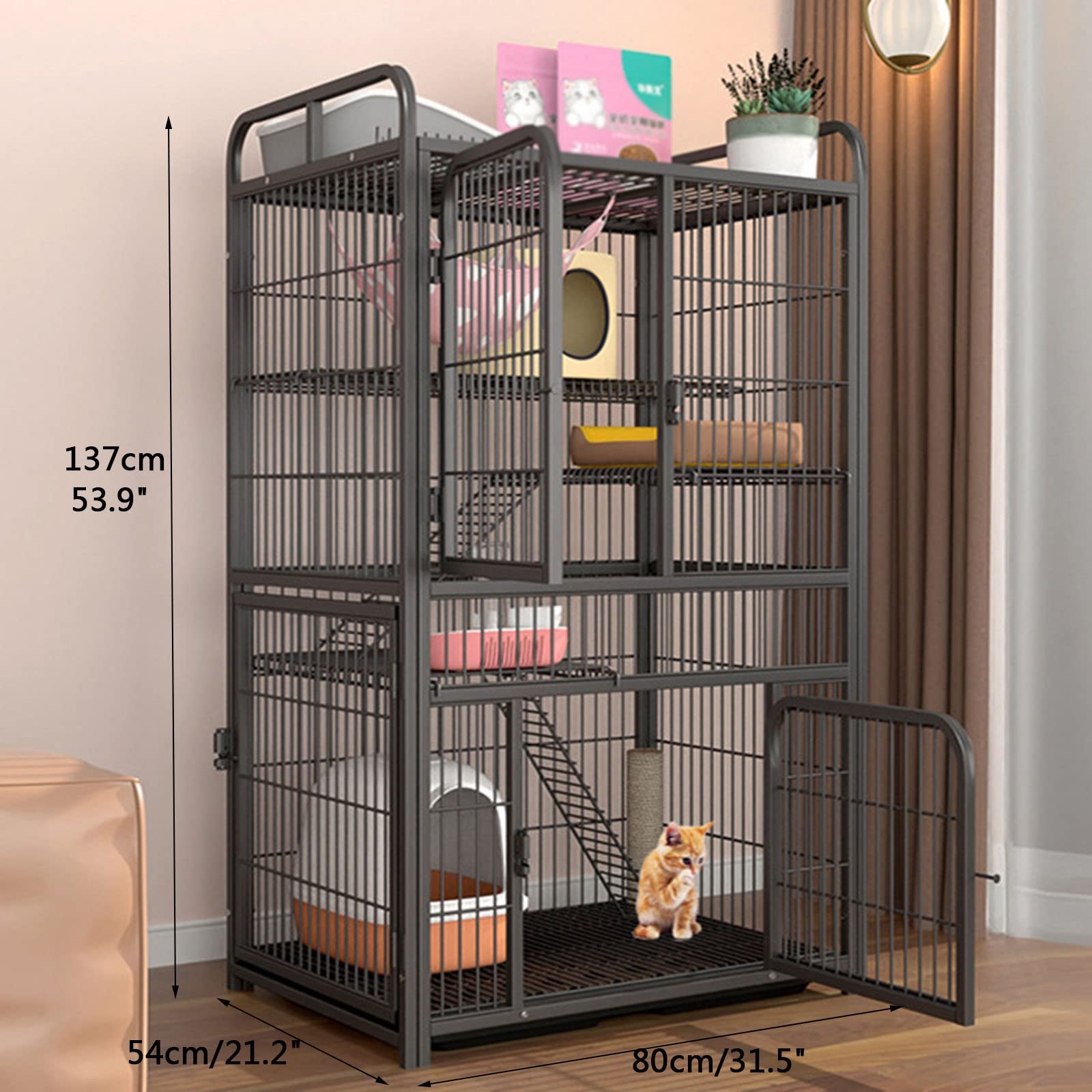 キャットケージ 【大型】猫ケージ ペット 犬 猫 鳥 ウサギ フェレット チンチ Amazon.co.jp: 猫ケージ 屋内用 大型 ペットケージ 猫用 フェレット