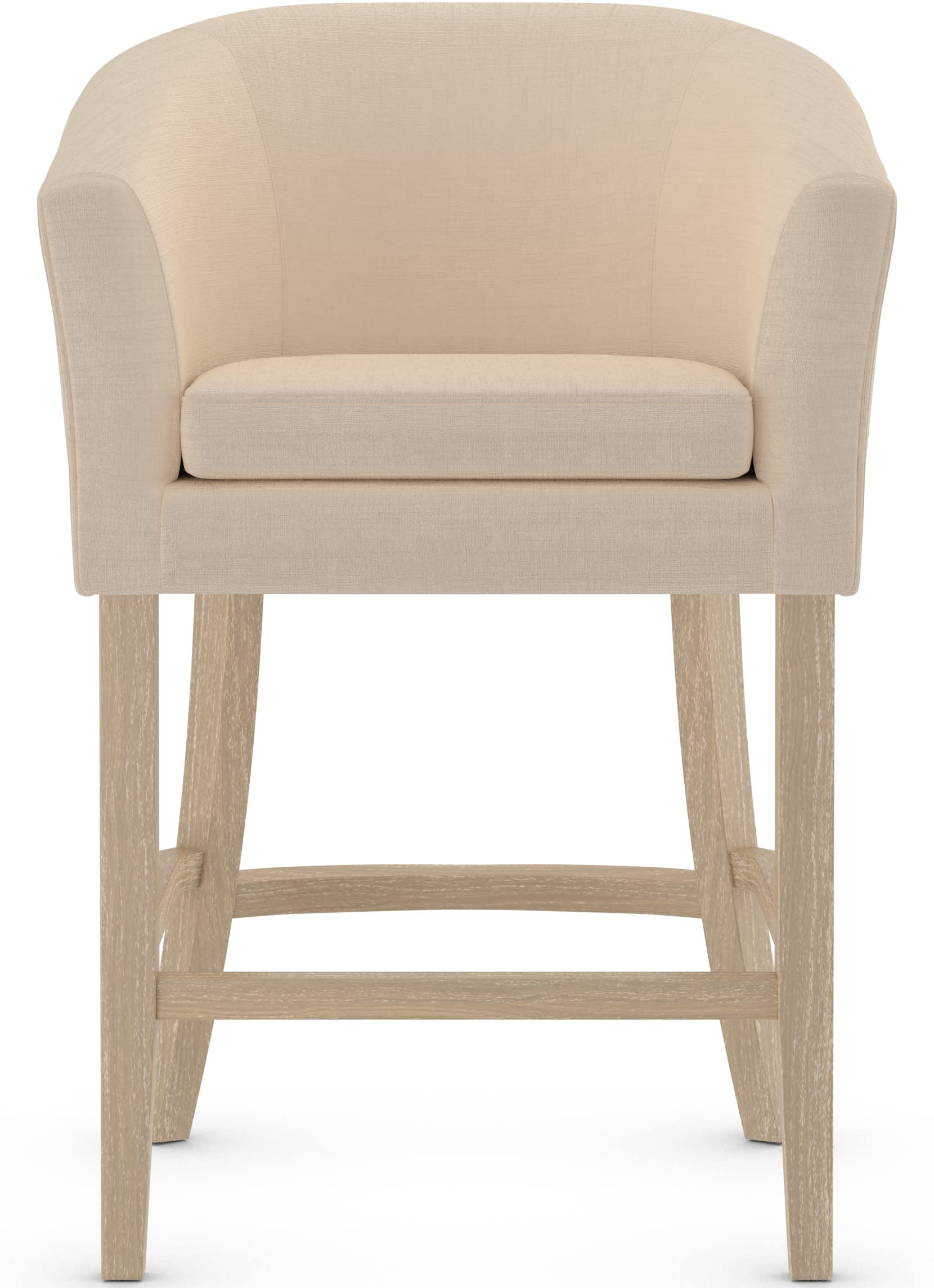 Tabouret de bar de chêne Bentley gris pour corriger la mauvaise posture et sublimer la cuisine