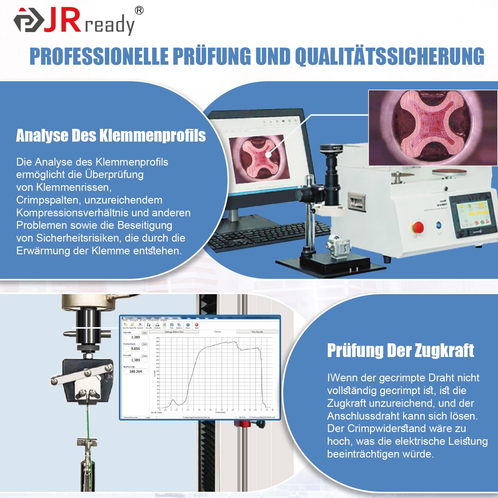 JRready ACT-M202 Herramienta de Engaste Deutsch para Contactos Sólidos de Calibre 12 16 20 Localizador de Conectores Herramienta de Engaste de una Pieza Equivalente HDT-48-00 Deutsch (12-22AWG)