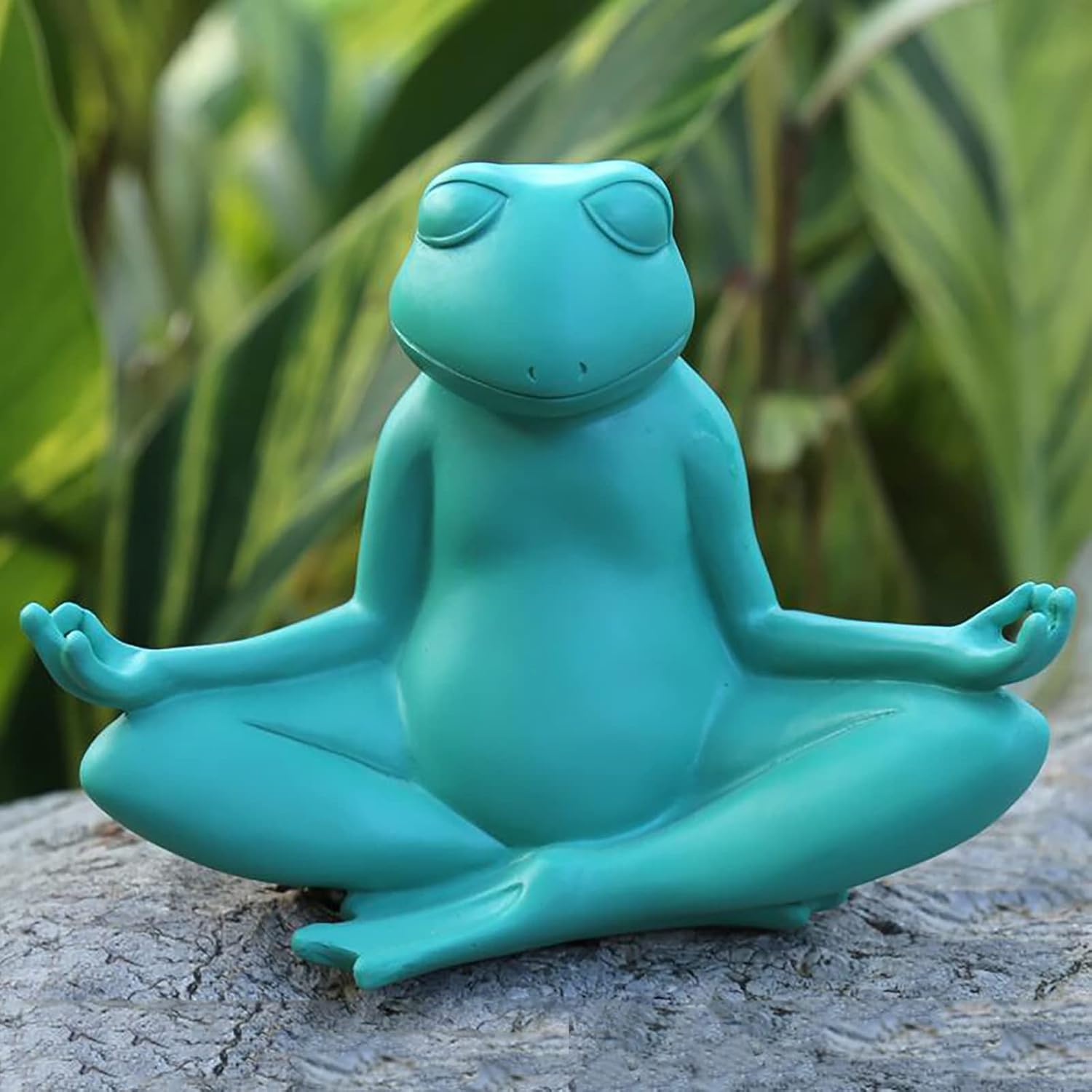 BYBLAQ Garden Statue Meditating Yoga Zen Sculpture Sitting