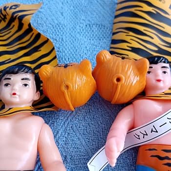 Amazon.co.jp: タイガーマスク 3体セットソフビ人形中島製作所