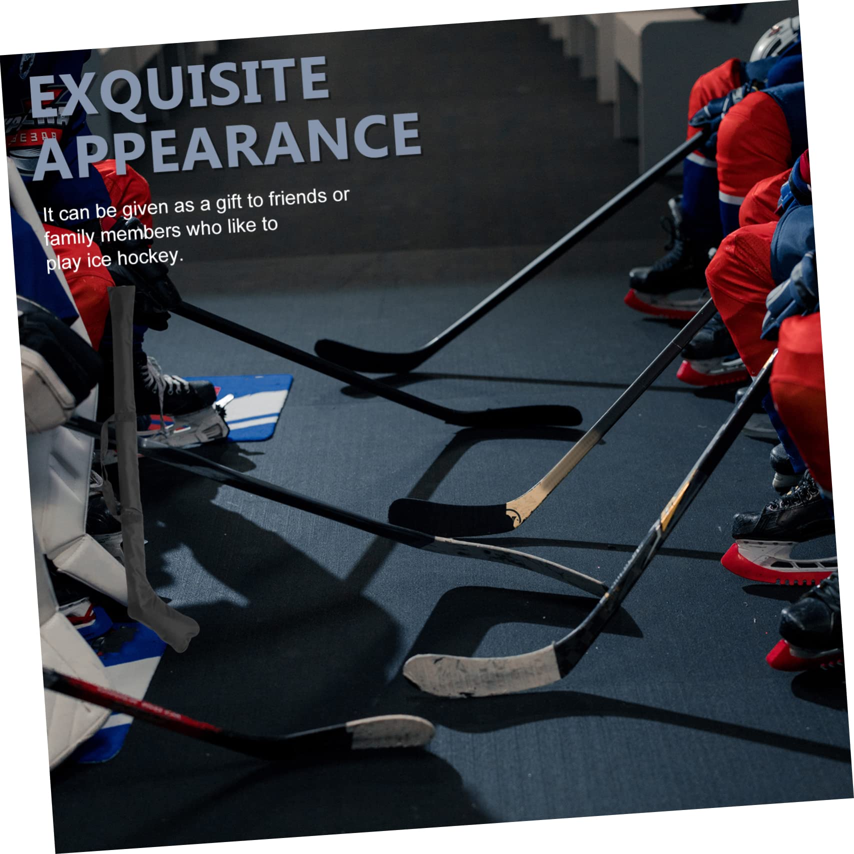 UKCOCO Bolsa Cremallera Fácil de Usar para Palo de Hockey en Color Negro de Tela Oxford Resistente al Desgaste y Diseño Especial para Ajuste