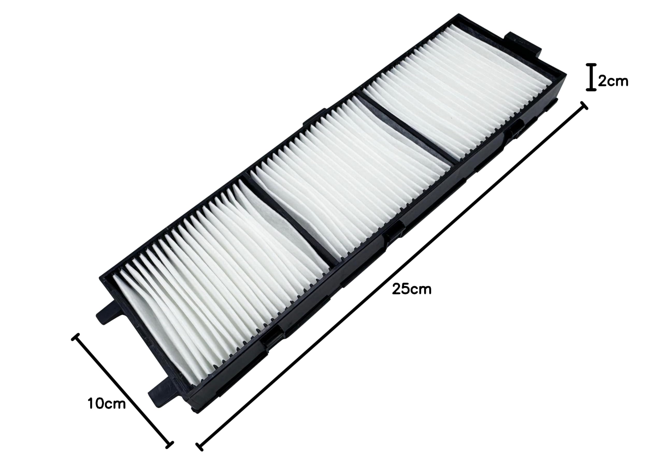 Filtro aria di ricambio per Panasonic ET-RFV500, PT-CMZ50, PT-VMW50, PT-VMW51, PT-VMW60, PT-VMW61, PT-VMZ40, PT-VMZ41, PT-VMZ50, PT-VMZ51S, PT-VMZ60, PT-VMZ61, PT-VMZ71 -