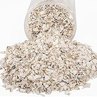 Vista 1 de QEQEKAKA Conchas de ostras trituradas de aproximadamente 2 libras (31.04 oz/31 onzas) contienen calcio pequeñas conchas trituradas naturales a granel