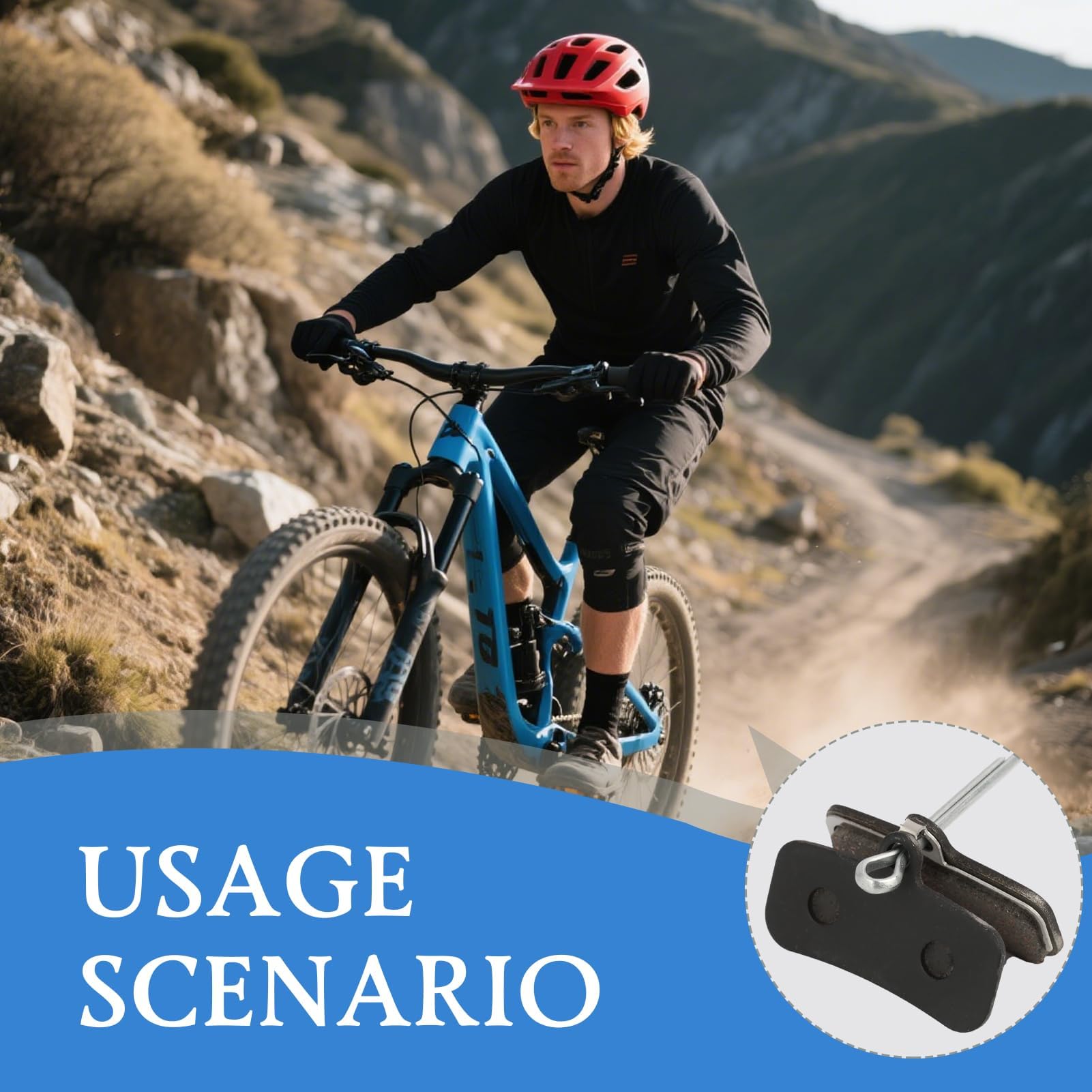 4 Paia di Pastiglie Freni Performance Pastiglie Freni a Disco per Bicicletta Compatibili con Shimano D02S D03S Saint BR-MT420 SLX M8120 M7120 M6120 M8020 M820 M810 M640 MT520 MT420 TAIWAN QUADIEM