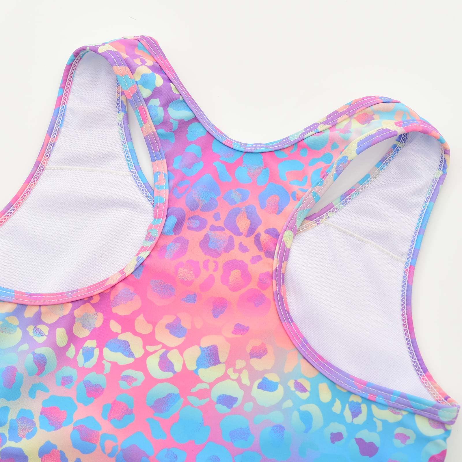 JerrisApparel Costume da bagno estivo da bambina, due pezzi, tankini