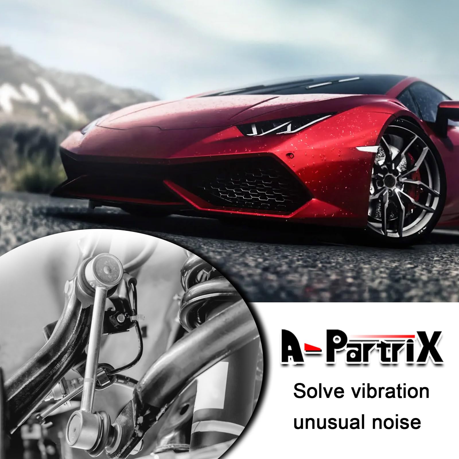 Amazon.com: ‎A-Partrix Sway Bar Link Kit - 1X Rear