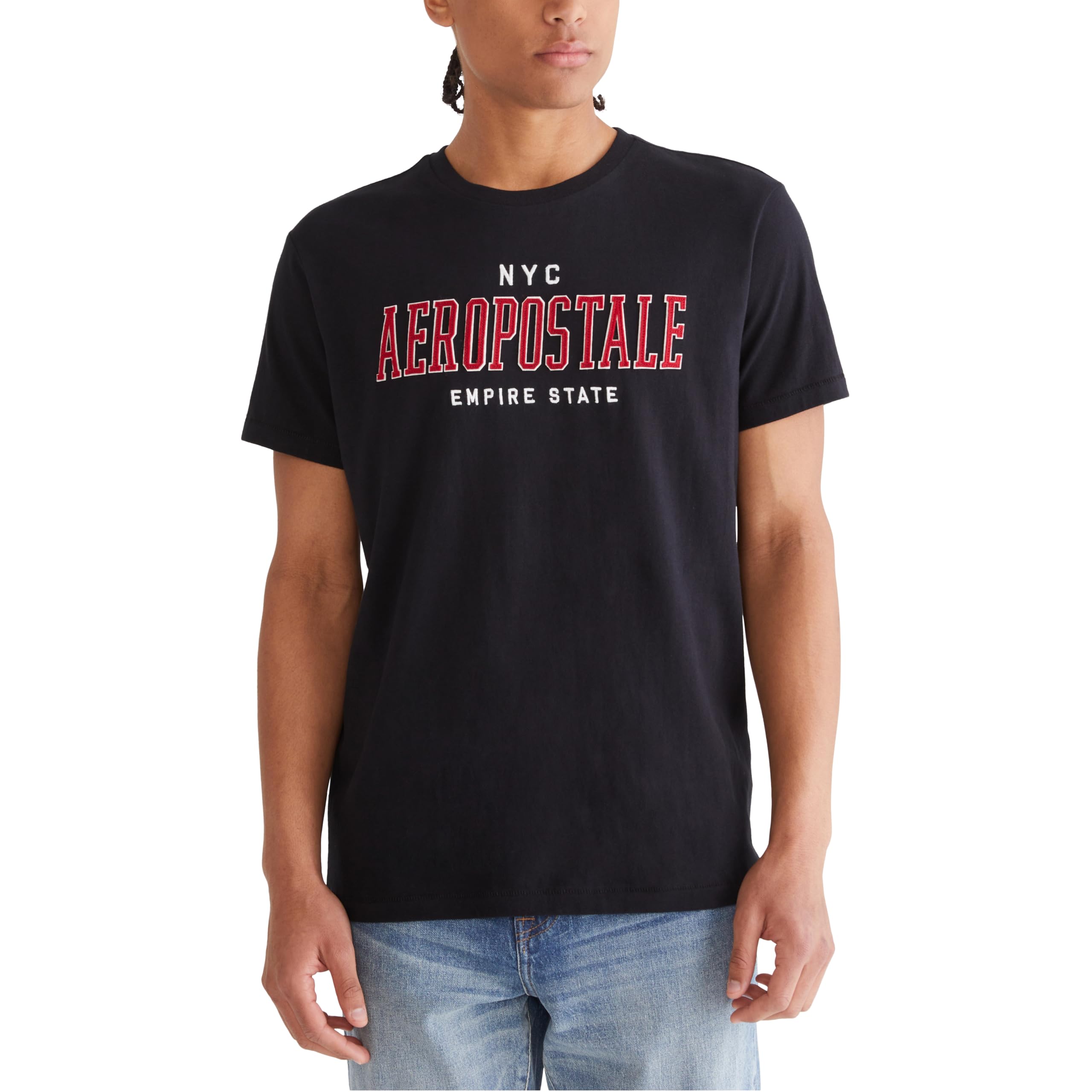 

                                                    Aero Center Chest Logo- NYC Aeropostale, Dark Blac
