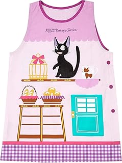 丸眞 ジブリ エプロン レディース 保育士 魔女の宅急便 シュシュ キャラクター 可愛い 大人用 ラン型 保育園 幼稚園 1025009500