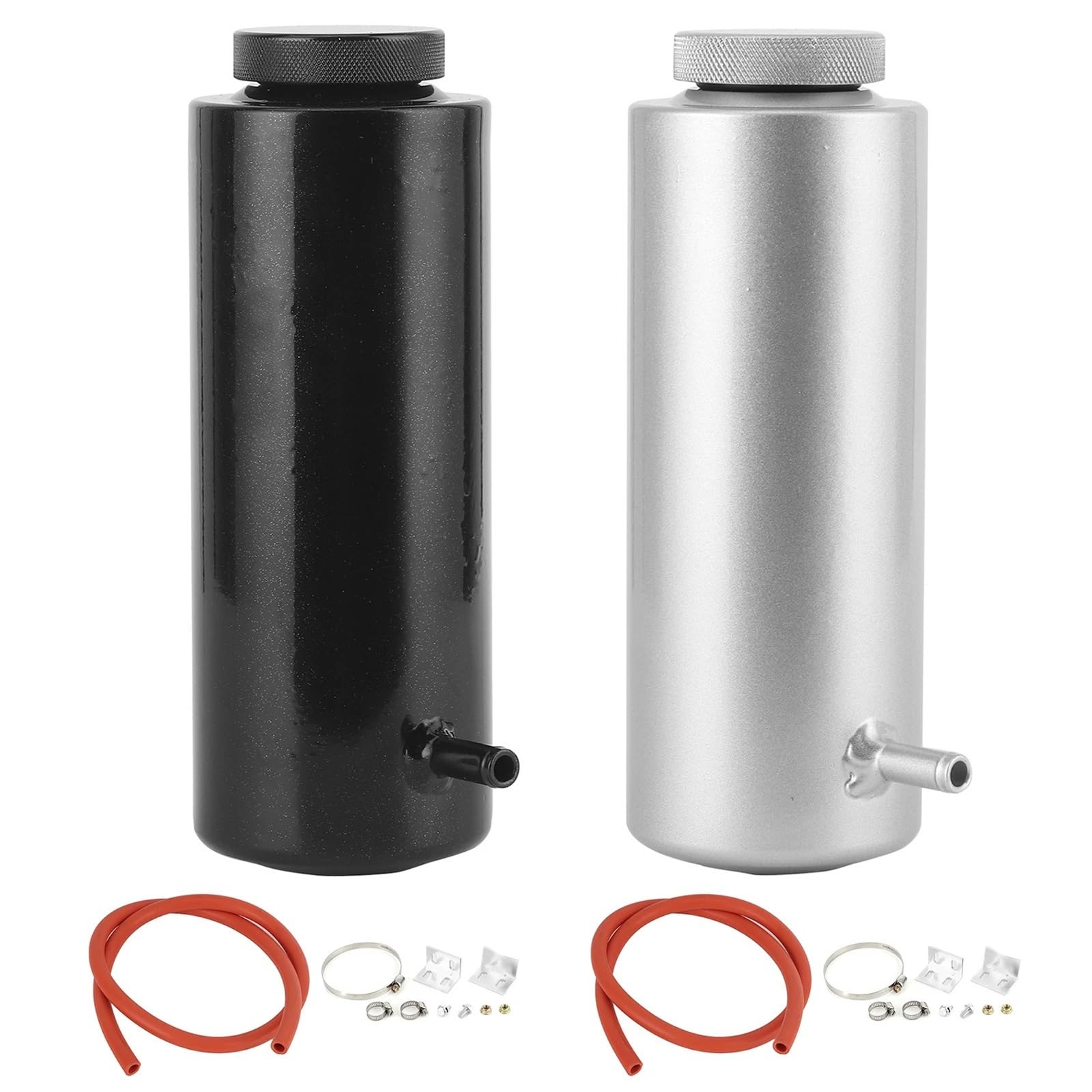 Zestaw Chłodzący,podkładka termiczna 3x7,5 cala chłodnicy pojemnik Do ściągania oleju zbiornik przelewowy butelka stop aluminium uniwersalny 800ml/27oz akcesoria samochodowe