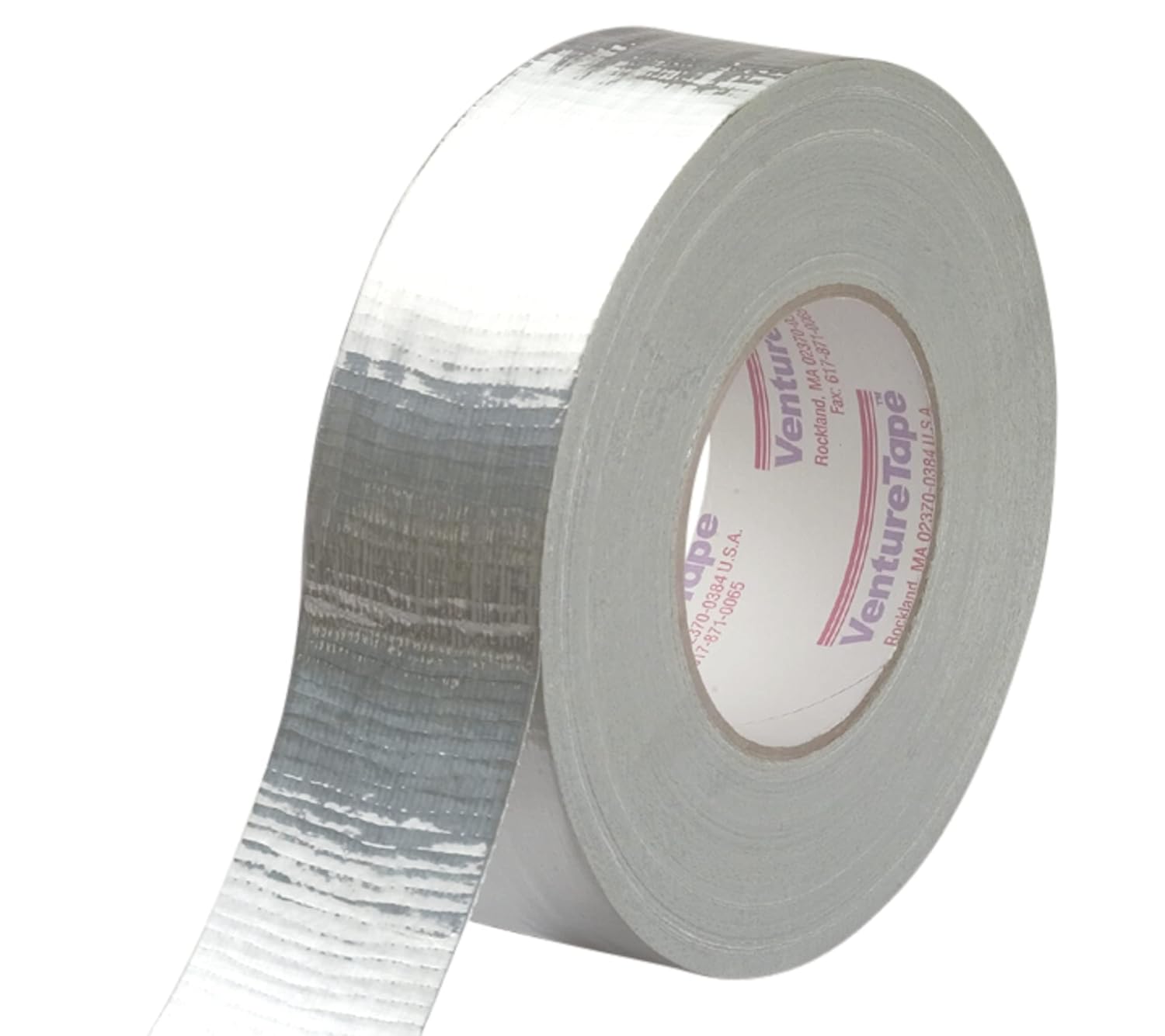 Venture Tape Metallized Cloth Duct Tape 1502, Silver, 48 mm x 55 m (1.88 in x 60.1 yd), 24 per case