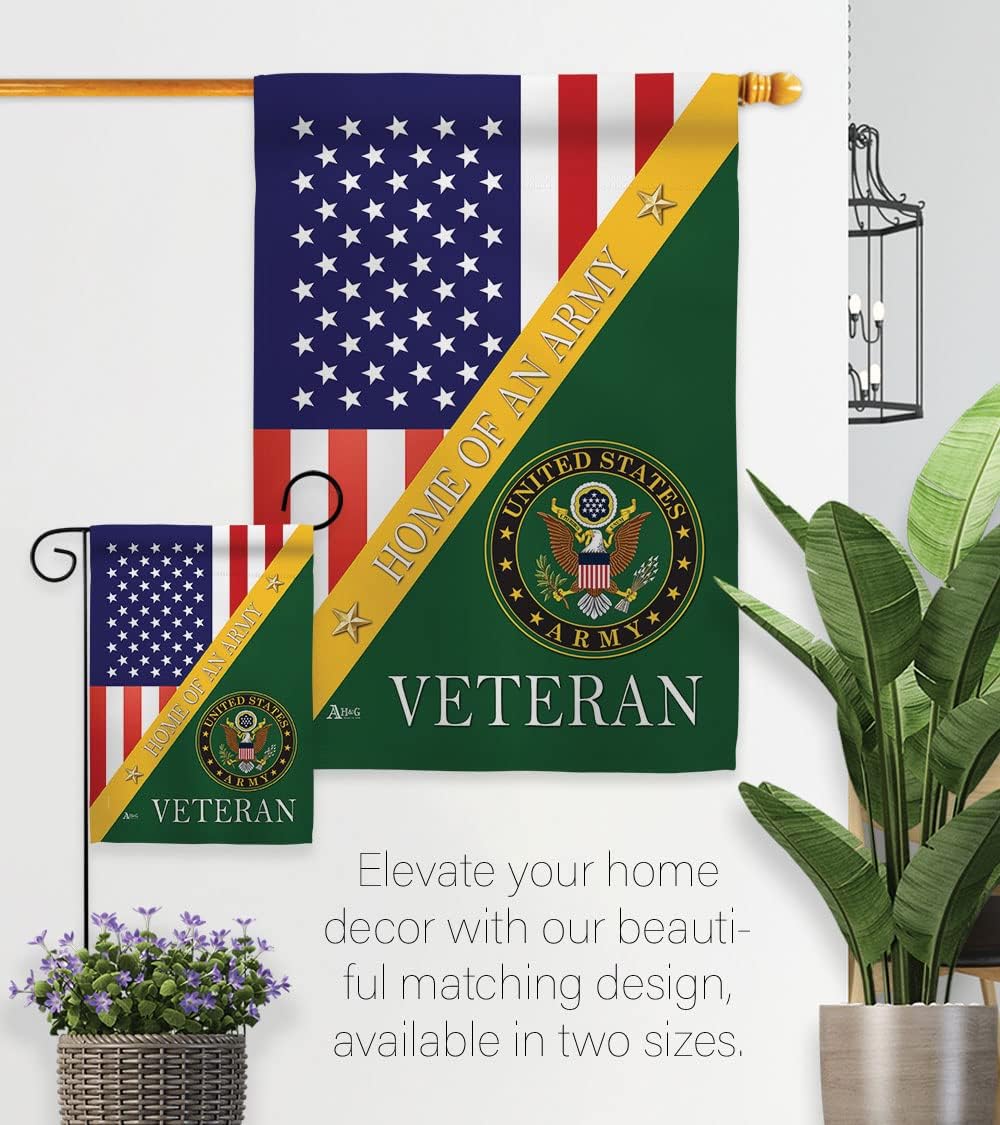 Home of Army Garden Flag - Armed Forces Rangers United State American Military Veteran Retire Official - House Decoration Banner Small Yard Gift Double-Sided Made in USA 13 X 18.5 - Image 8