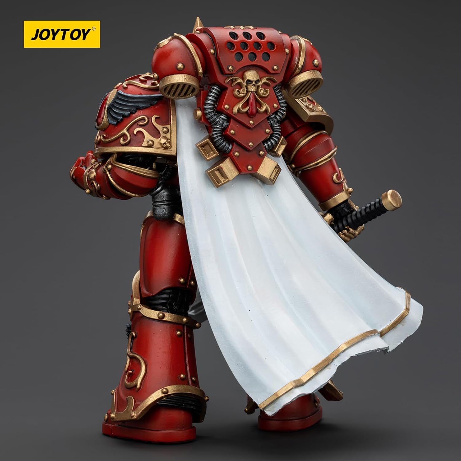 JOYTOY Warhammer 40k Blood Angels, Blood Angels Legion Praetor with Paragon Blade 1/18 Action Figure, Dedicated to You Who Love Collecting