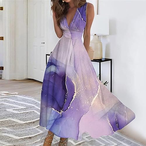 Miniatura 2 de Vestidos hawaianos para mujer 2024 Primavera Verano Elegante Playa Vacaciones Fiesta Sexy Boho Floral Vestido Mujer Moda Resort Ropa