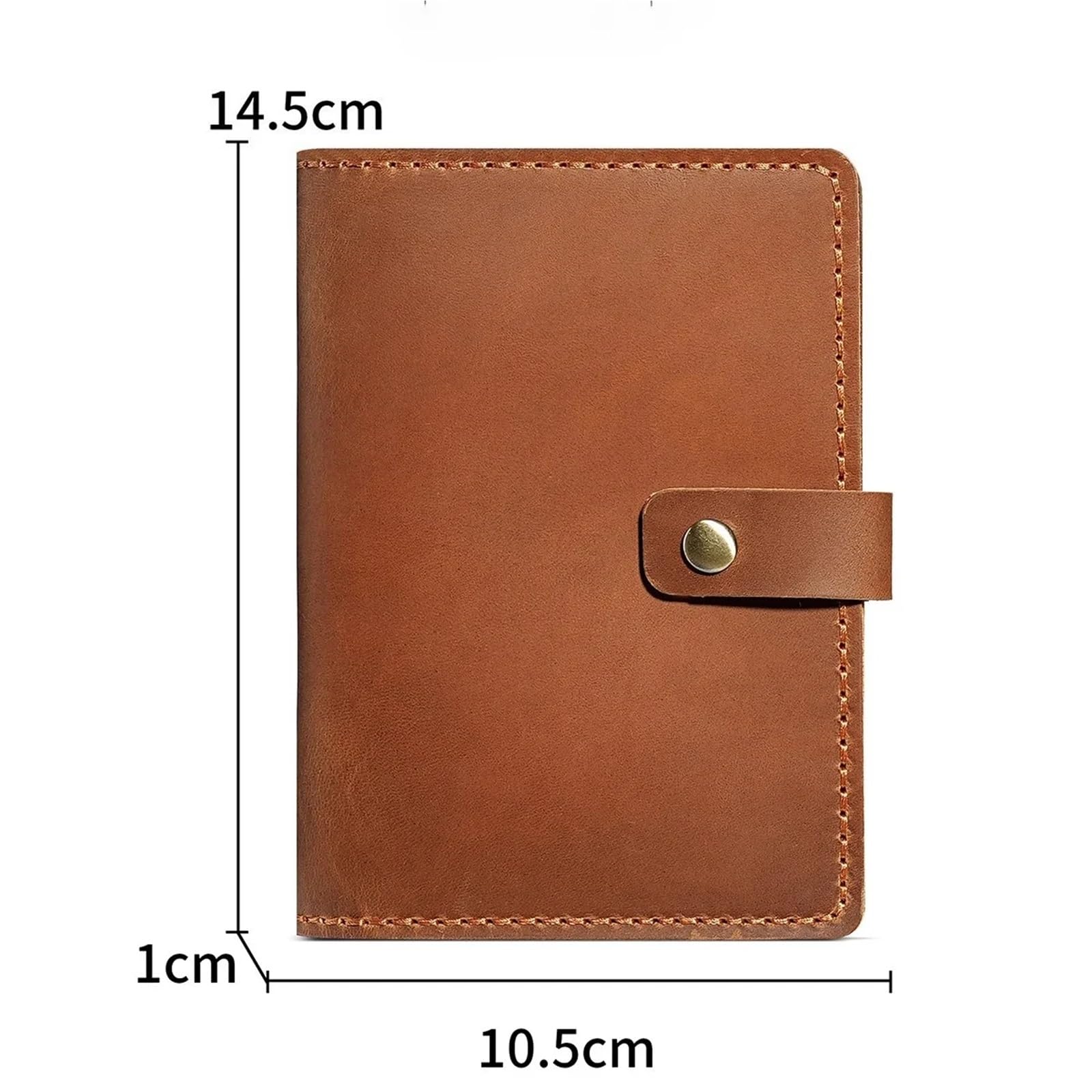 porta passaporto Porta passaporto in pelle Portafoglio da viaggio sottile e morbido for uomo Donna Custodie bifold con chiusura a scatto slot for carte(Black)
