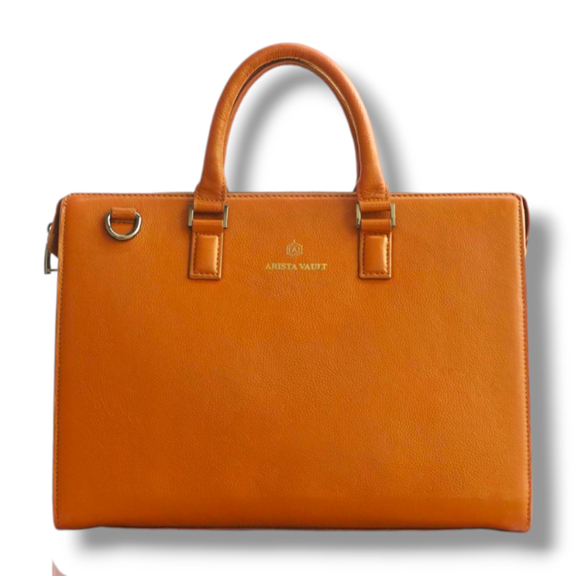 Arista Vault Leather Laptop Bag with Fingerprint Lock - Smart Anti-Theft, USB Charging, Water-Resistant, Secure 13 Inch Laptop Bag for Men & Women (Tan) (B0DHXMDP75) Amazon Price History, Amazon Price Tracker