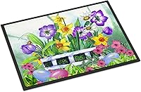 Vista 154 de Caroline's Treasures PJC1117JMAT - Felpudo para puerta delantera de 24 x 36 pulgadas, tapete antideslizante lavable de pelo bajo, 24 x 36 pulgadas