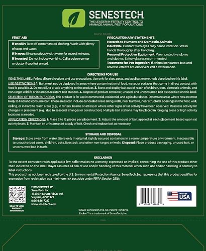 Miniatura 9 de Evolve Salchichas de cebo blando para control de nacimiento de ratas  3 libras  Control de población de ratas científicamente probado  No es un