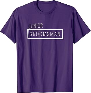 Kids Junior Groomsman Wedding Party Bachelor Party Groomsmen T-Shirt