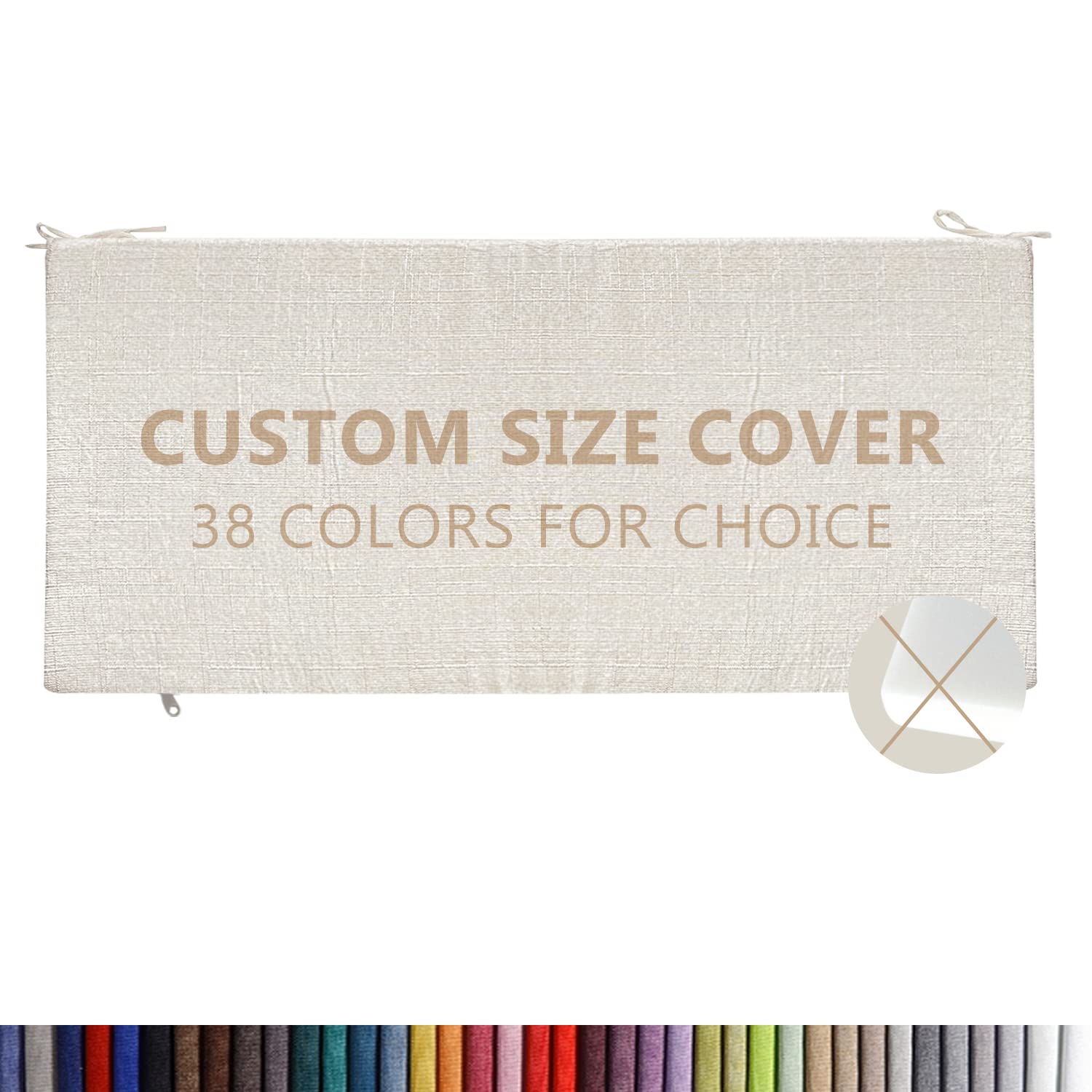 Amazon.com: PHUSTJKL Custom Cushion Covers with Zipper, 38
