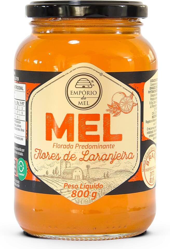 Mel Laranjeira 800g - Empório do Mel