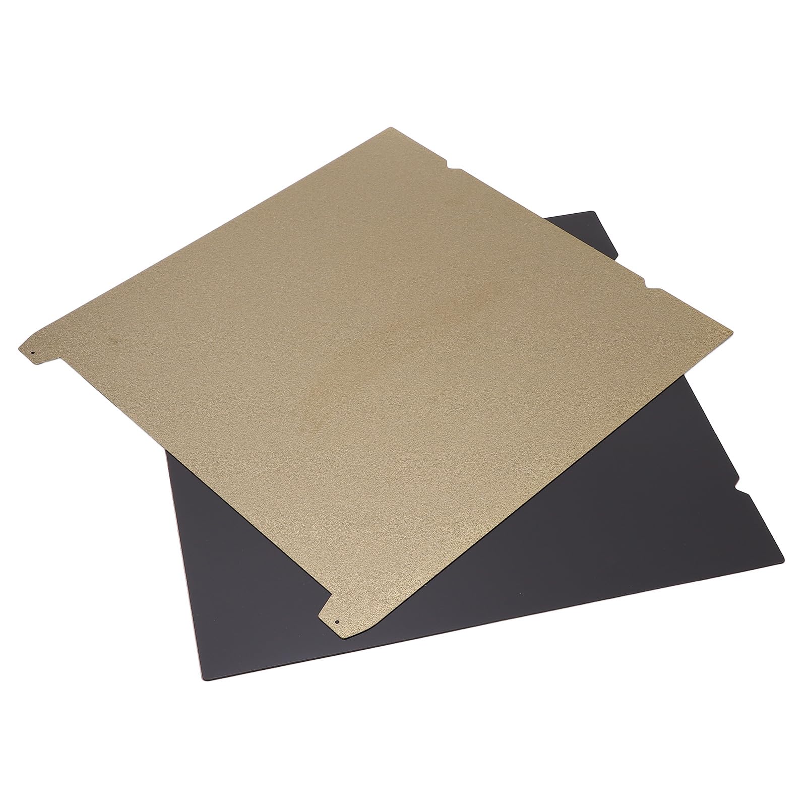 Eujgoov Cama de Impresión de Doble Cara, Lámina de Fibra de Carbono PEI PET con Base Magnética, Liberación Rápida para Usuarios de PLA ABS PETG, Superficie de Impresión de 315x310 Mm