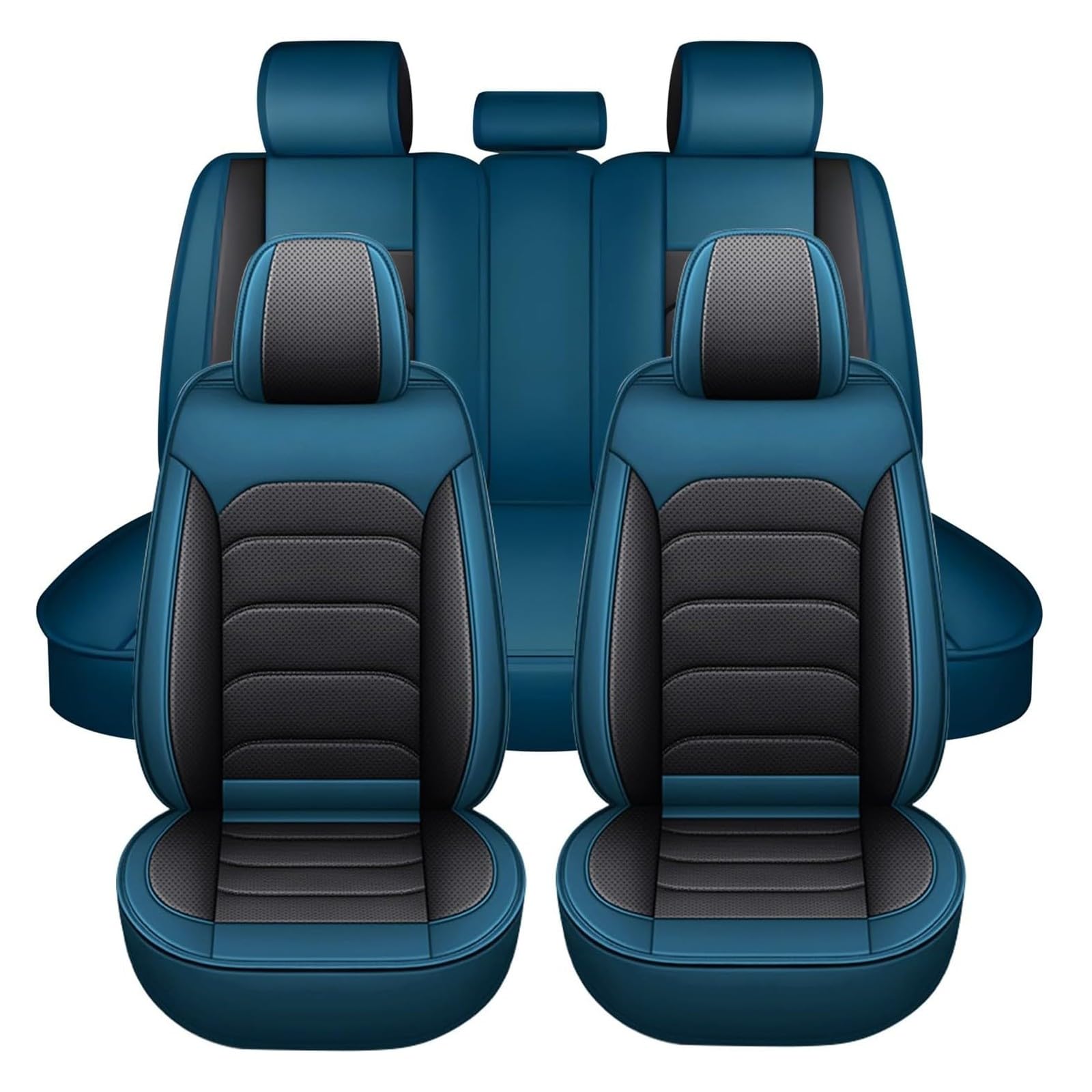 Genérico Fundas Asientos Coche para Dacia Duster SUV 2010-2025 | Conjunto De Fundas De Asiento Para 5 Plazas, Impermeables, Resistentes A Manchas Y ArañAzos