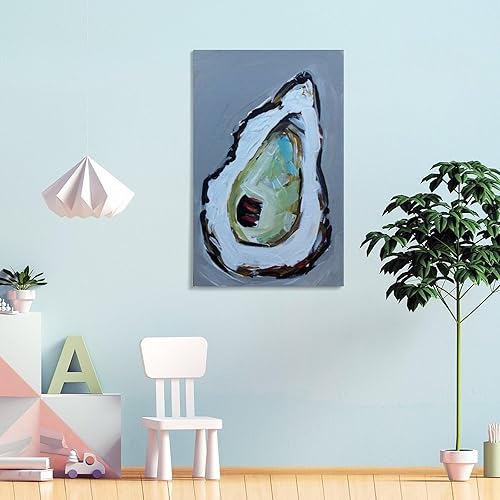 Miniatura 4 de Arte De Pared De Ostra - Póster Abstracto Para Pared, Decoración De Alta Definición, Sala De Estar, Poster Decorative Painting Canvas Wall Posters