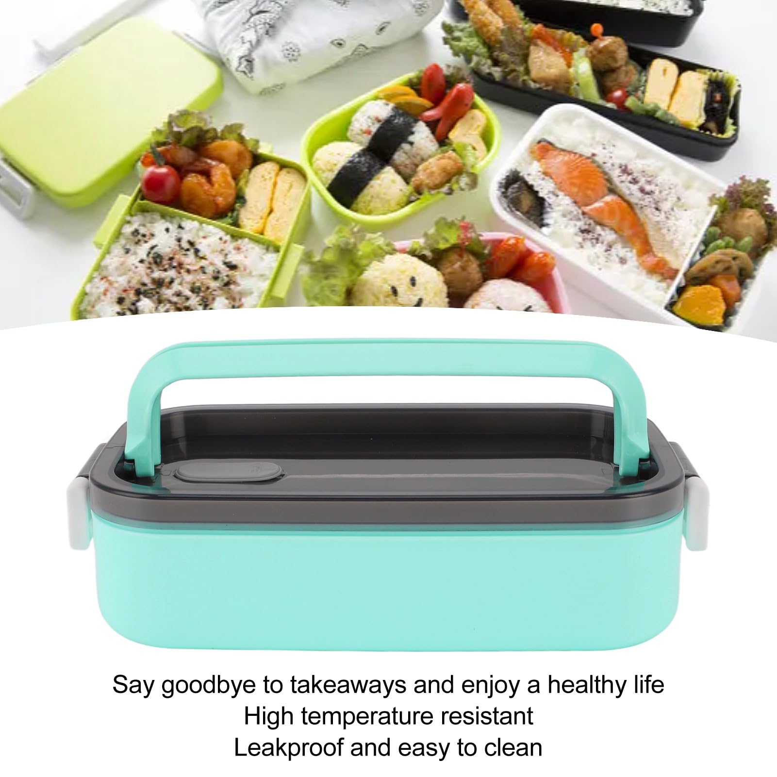 HEEPDD Insulated Stainless Steel Bento Box, Leakproof, Large Capacity Lunch Container with Separate Compartments - Image 2