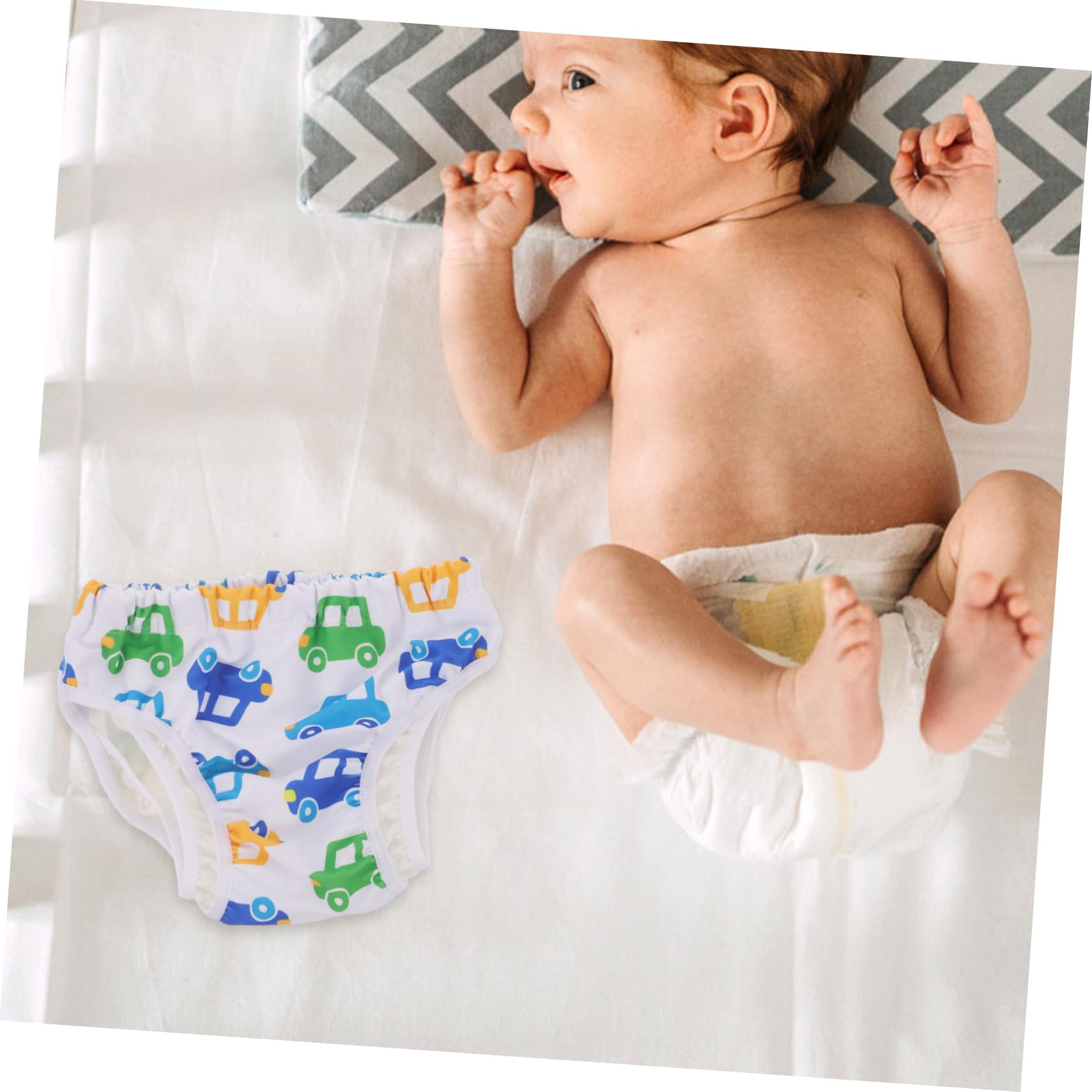 GALPADA 4piezas Pañal De Natación Reutilizable Para Bebés Bañador Diseño Divertido y Playa Piscina