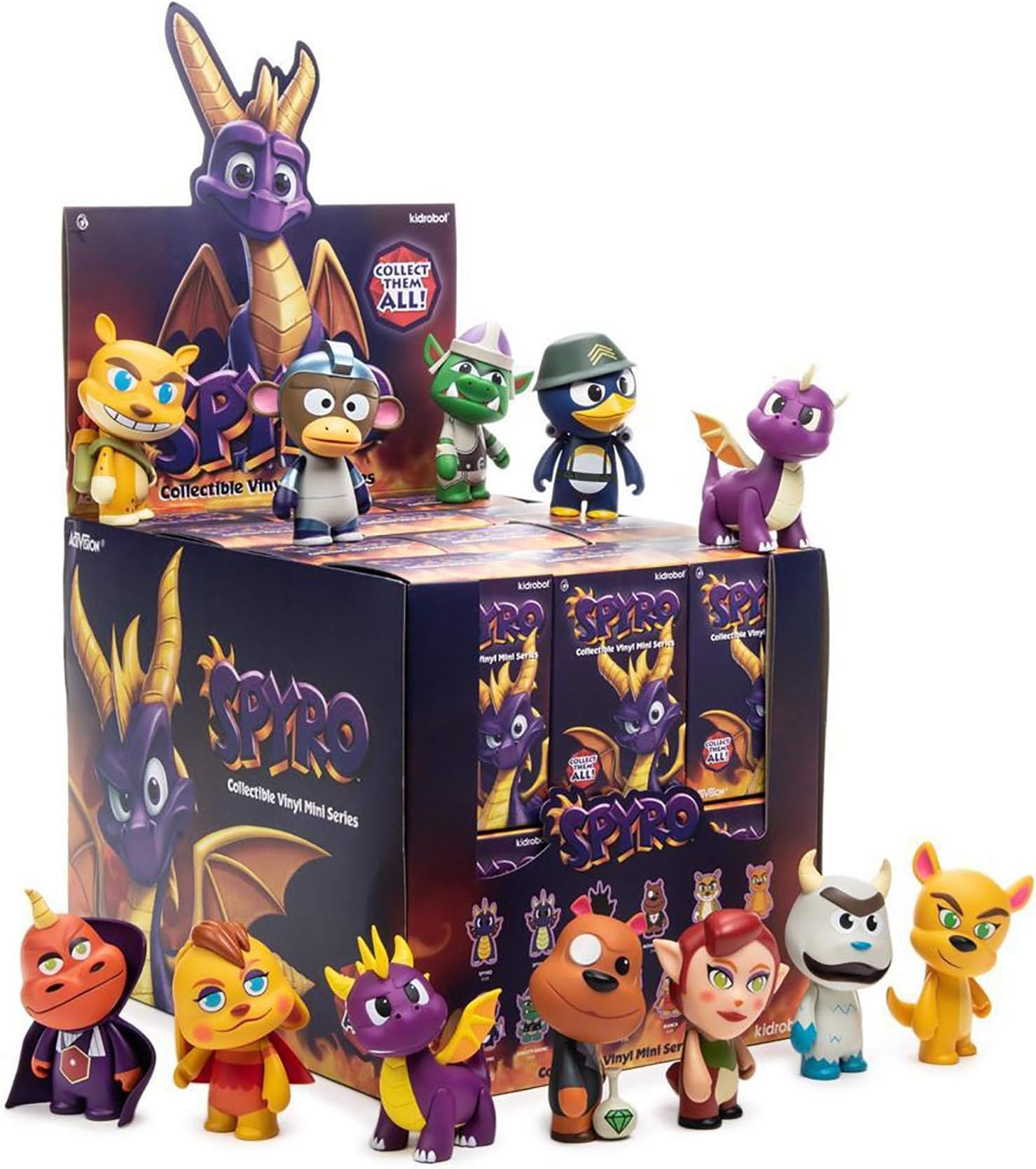 Spyro Kidrobot Blind Box Mini Figure (1 Figure)