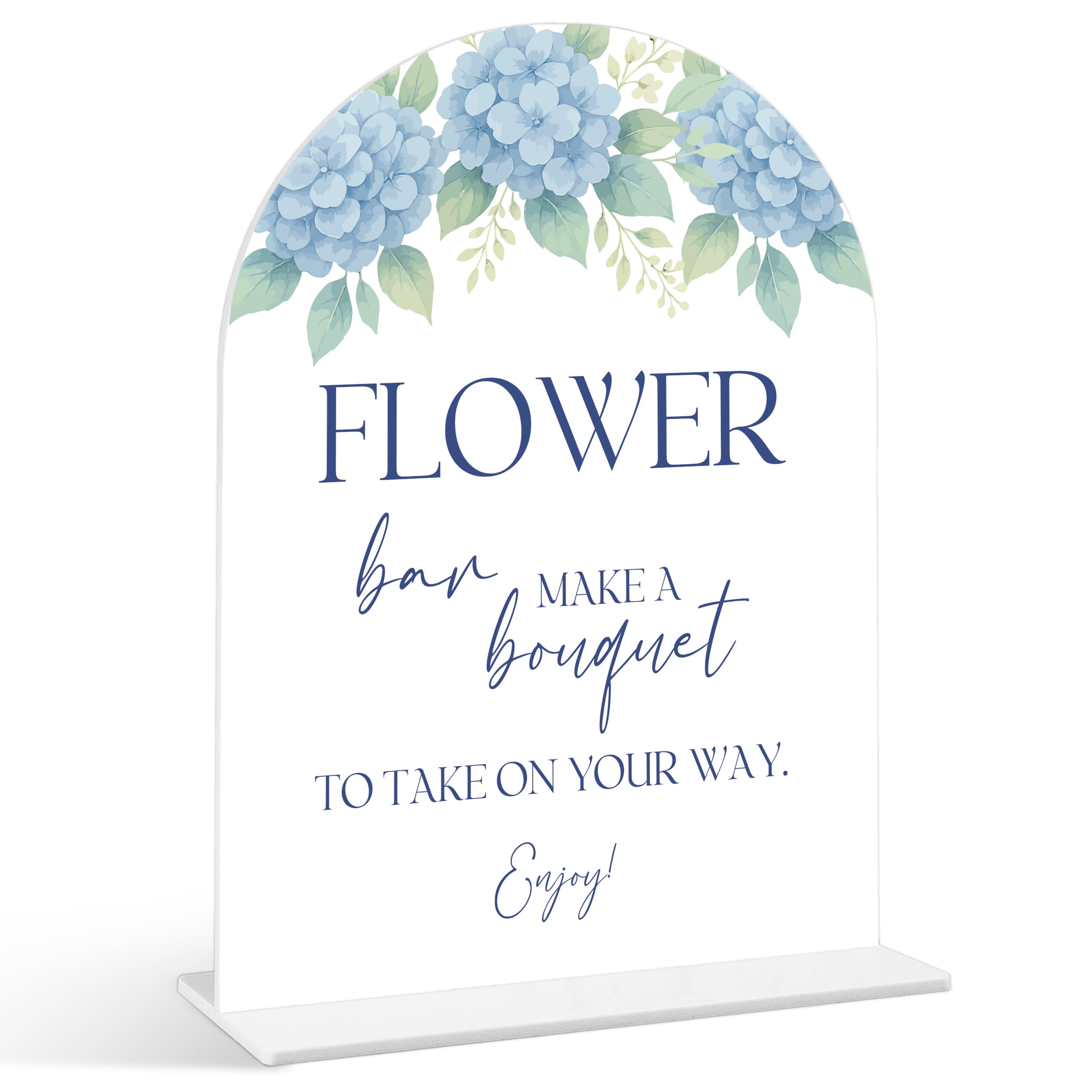 Photo 1 of Senkiiv Bridal Shower Sign, Arch Acrylic with Base