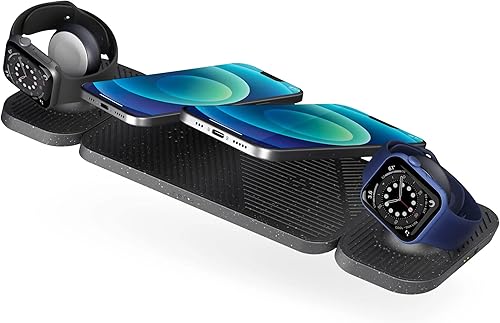 Miniatura 3 de Zens Serie modular – Estación base de cargador inalámbrico dual de 15 W con fuente de alimentación de 65 W + adaptador UE/Reino Unido – Crea tu